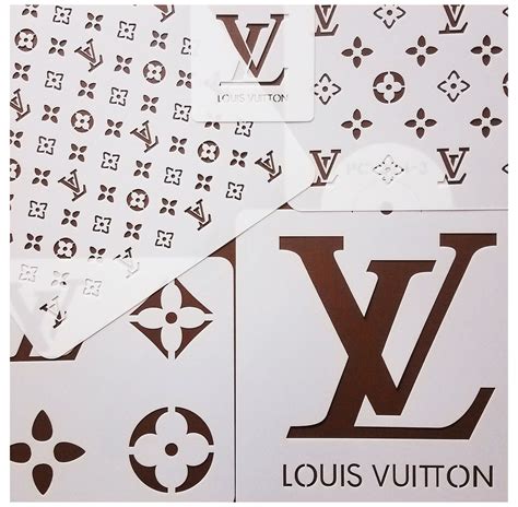 louis vuitton stencil for cake|lv stencil download.